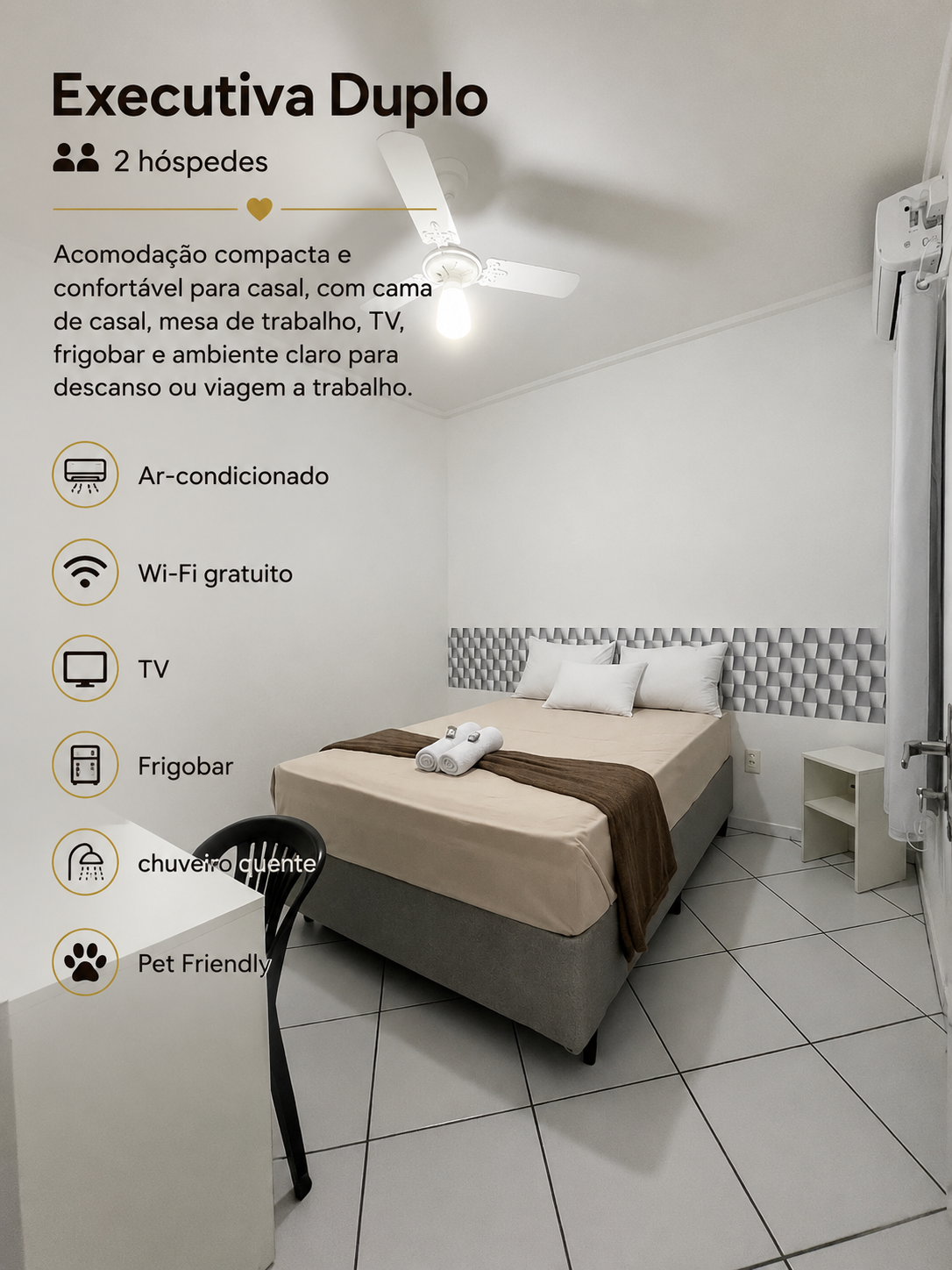 Quarto Executiva Dupla